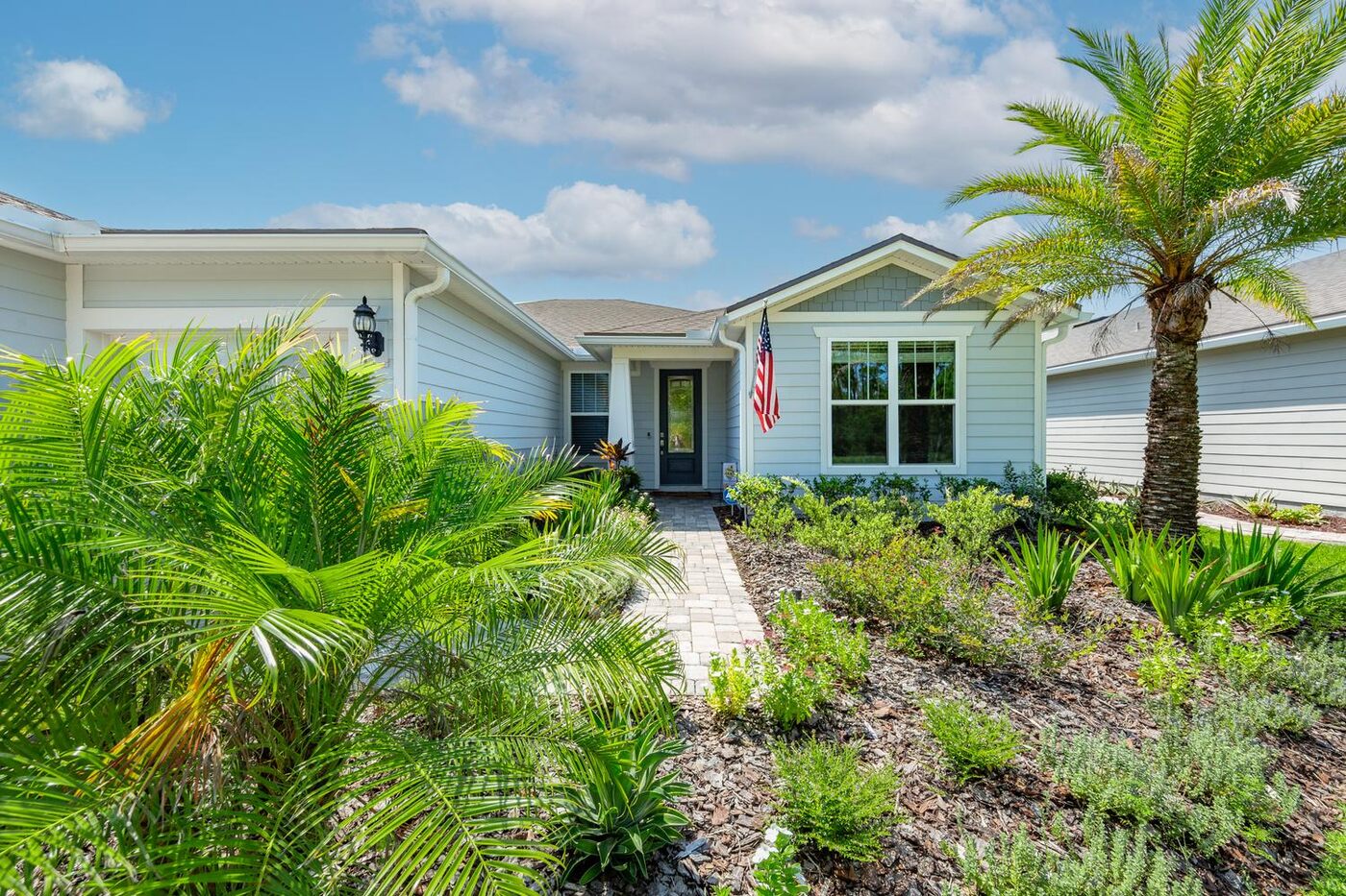 129 Cattail Bay Drive — the front, from the drive