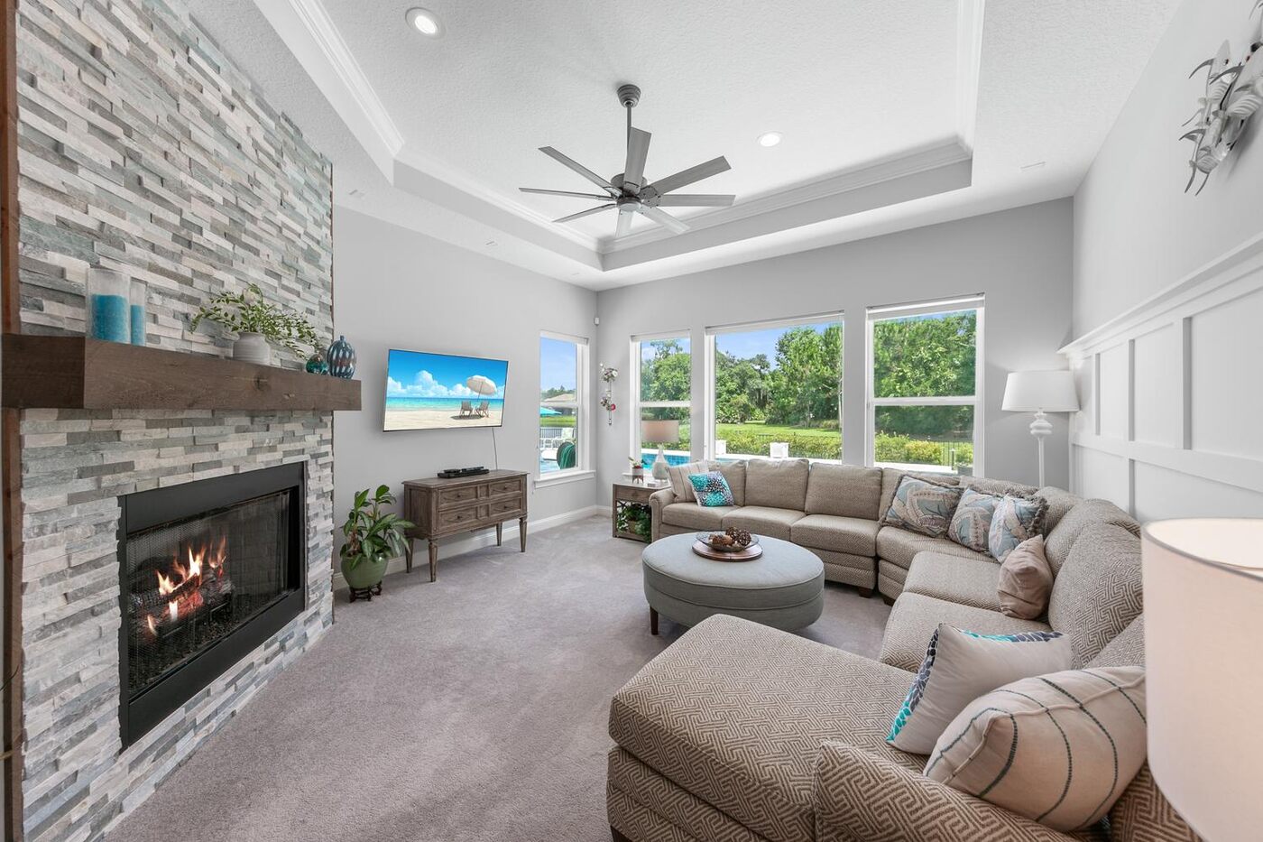151 Littlewood Road &mdash; the stone fireplace