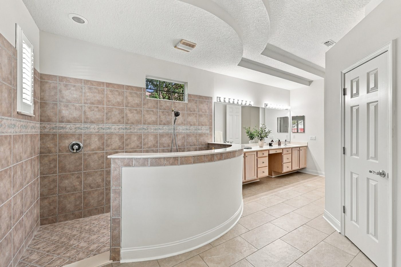 237 S Hampton Club Way — the primary bath walk-in shower