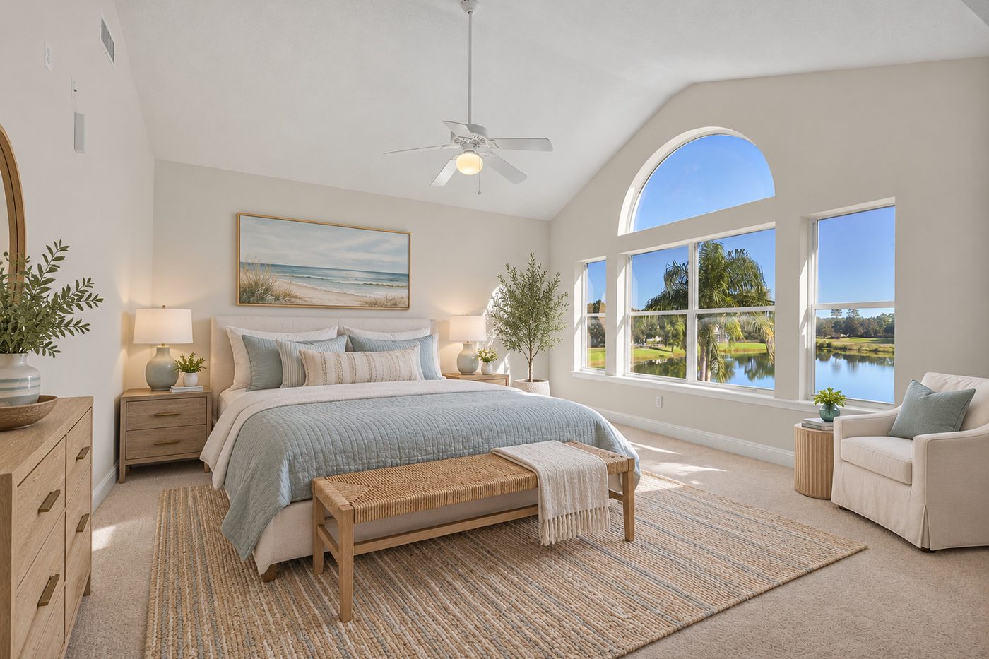 237 S Hampton Club Way &mdash; the upstairs guest suite (virtually staged)