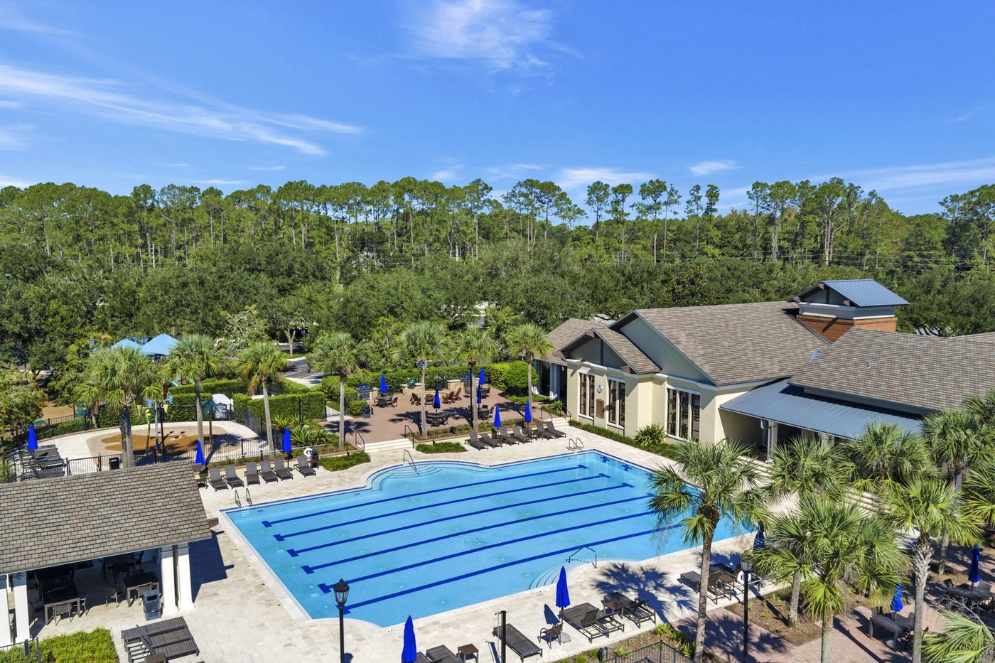 237 S Hampton Club Way — the South Hampton community pool and clubhouse