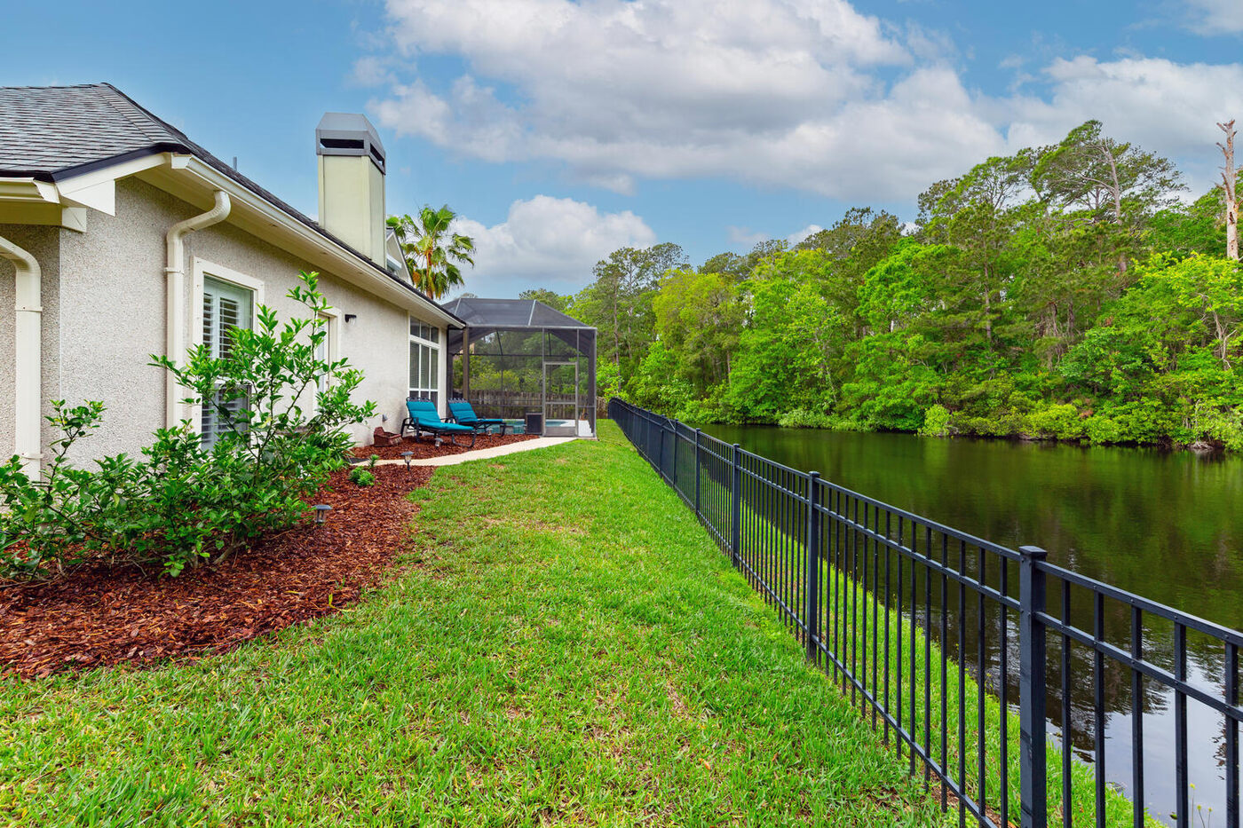 240 Shell Bluff Court &mdash; the lake behind the house