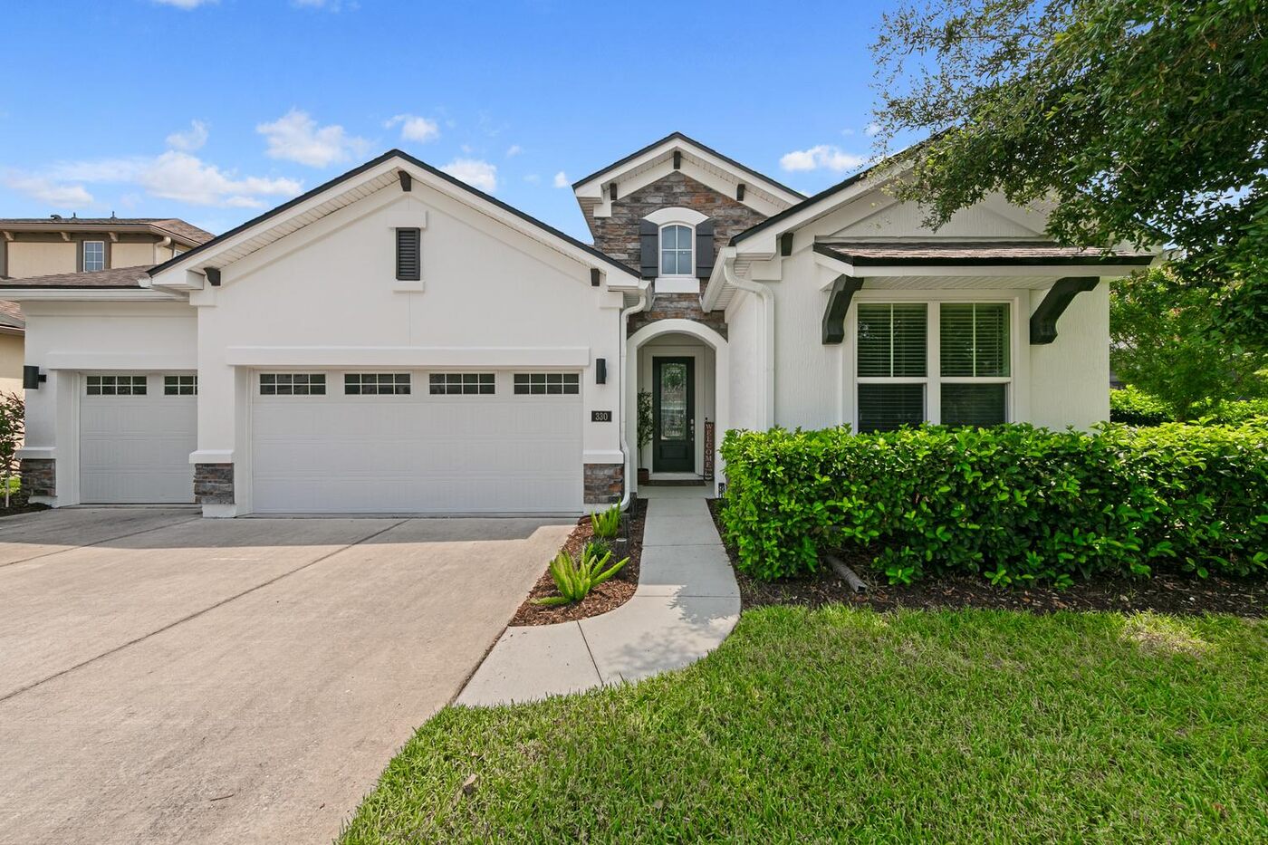 330 Silver Sage Lane &mdash; the house from the drive