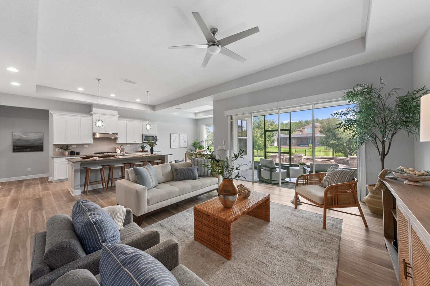 330 Silver Sage Lane &mdash; the living room and the kitchen