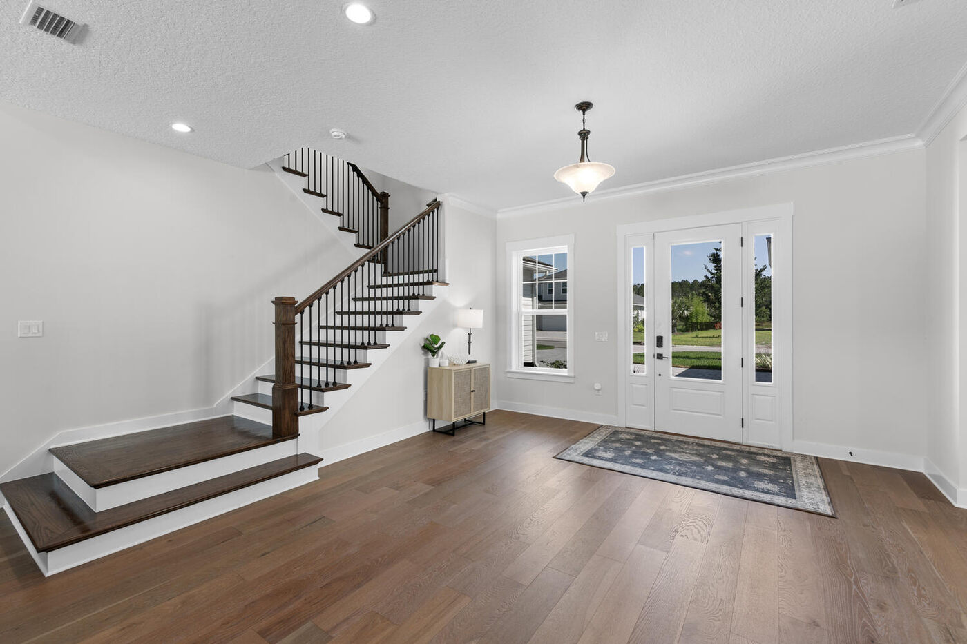 102 Morning Mist Lane &mdash; the entry and the stair