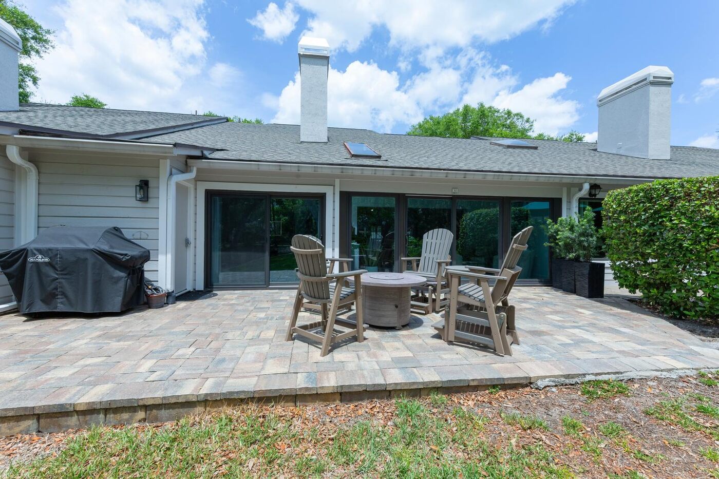 10604 Quail Ridge Drive — the rear patio