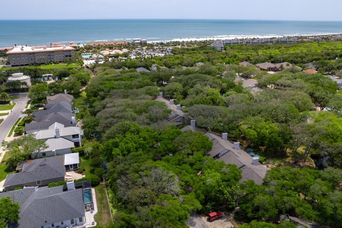 10604 Quail Ridge Drive — from the air — the coast