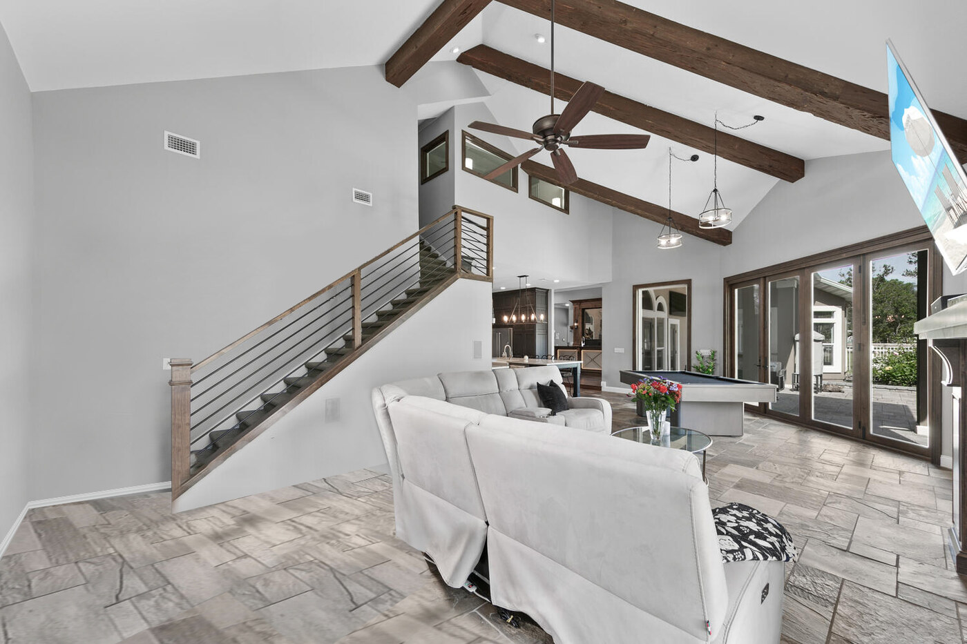 10680 Quail Ridge Drive — the stair
