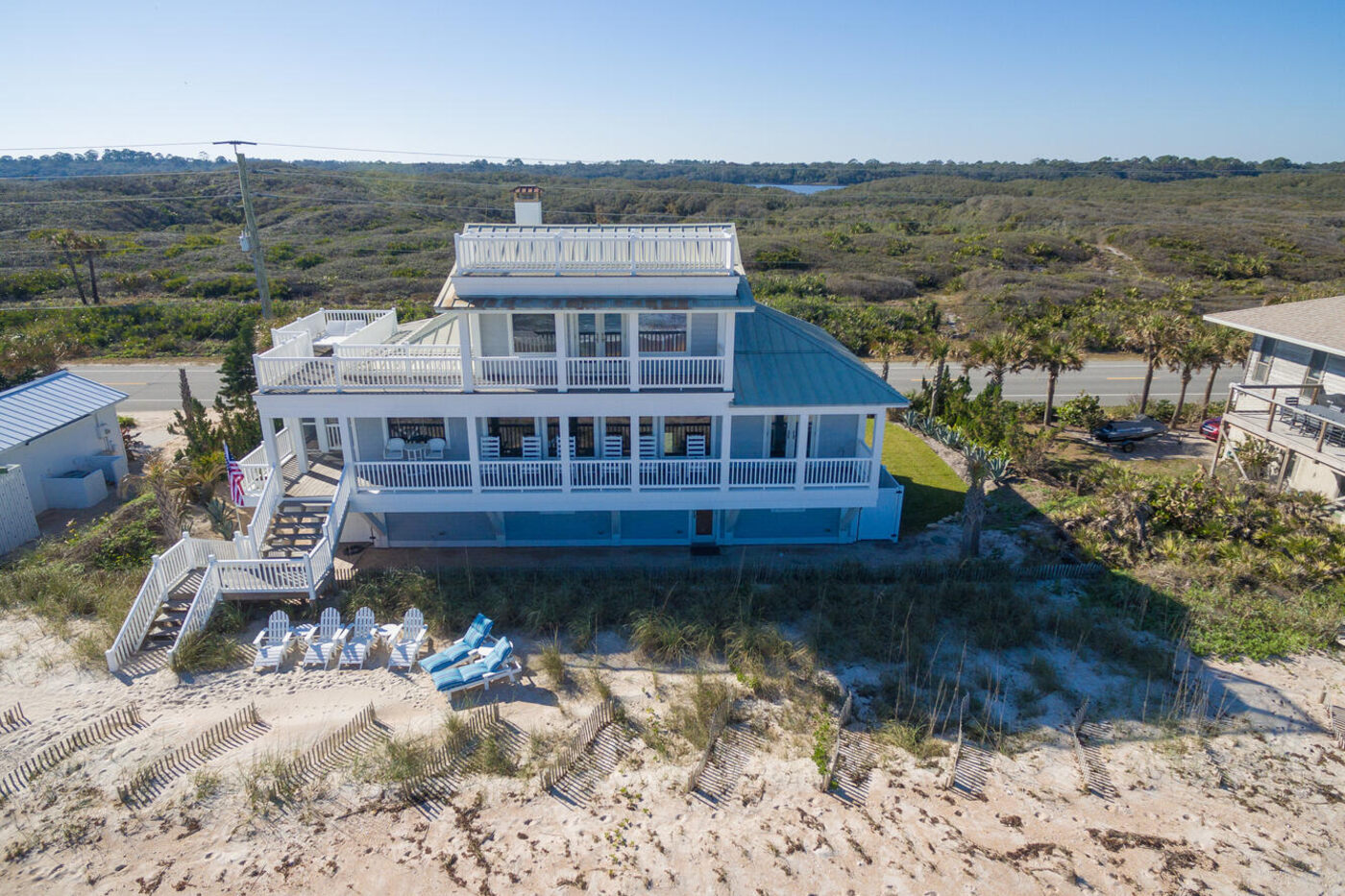 2657 S Ponte Vedra Boulevard &mdash; from the air &mdash; the house