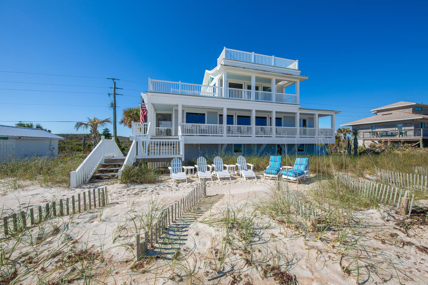 2657 S Ponte Vedra Boulevard &mdash; the house from the beach
