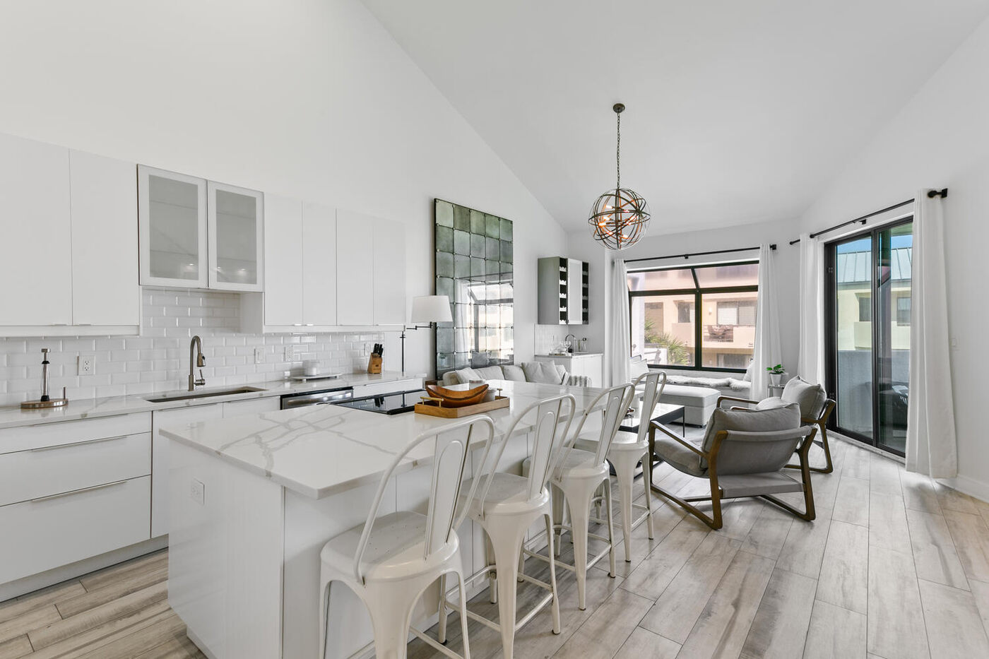 726 Spinnakers Reach Drive — the kitchen and the dining area