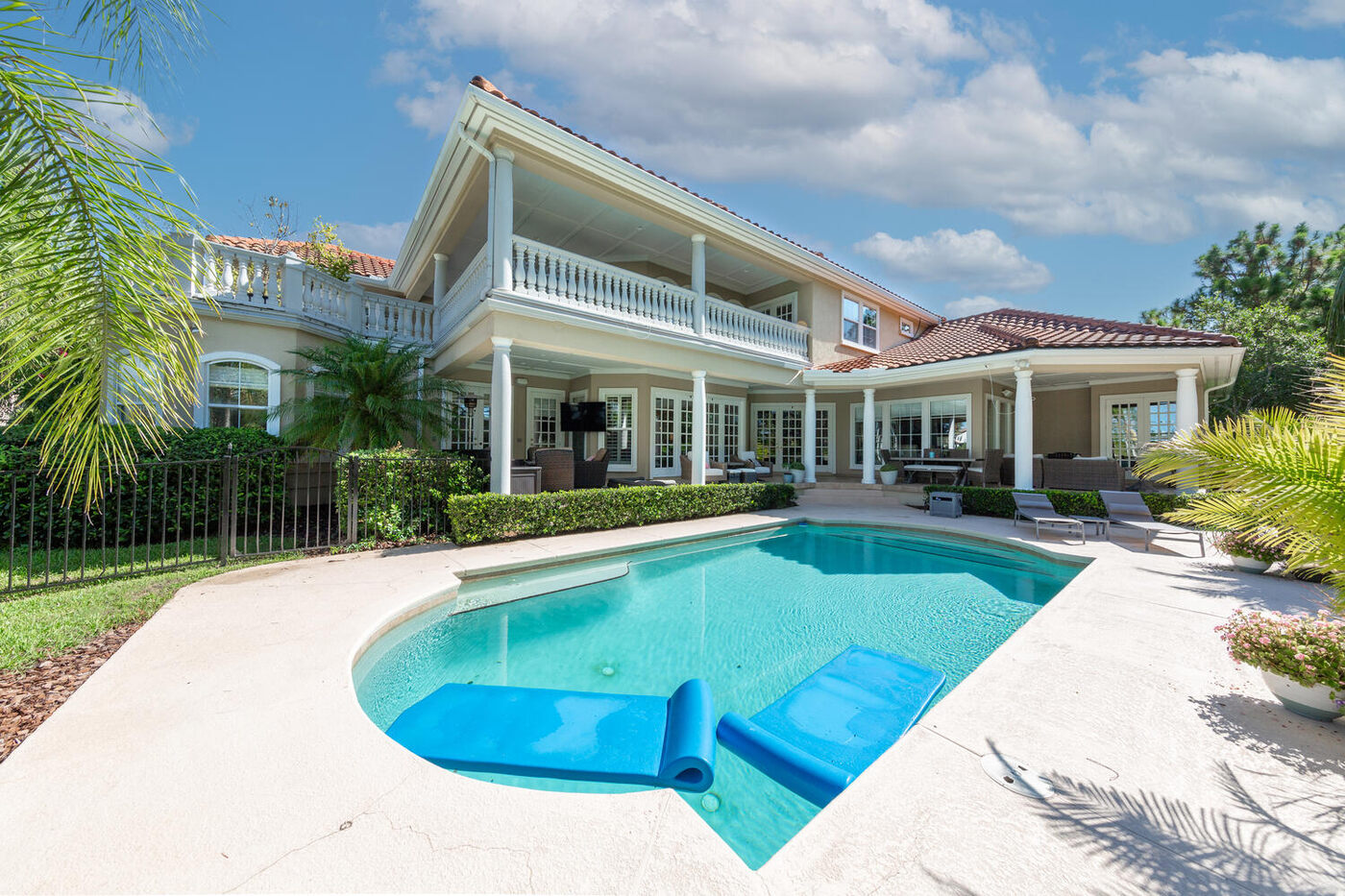 752 Promenade Pointe Drive — the pool from the loggia