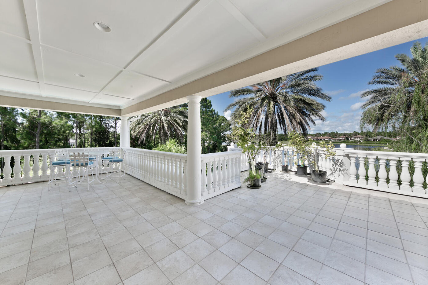 752 Promenade Pointe Drive — the balcony over the lake