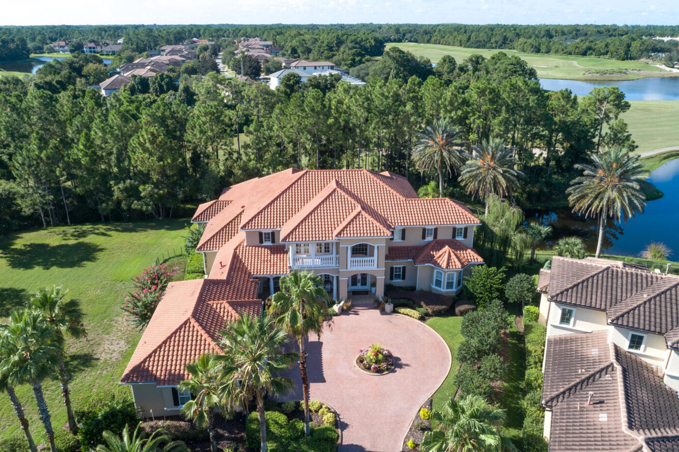 752 Promenade Pointe Drive — from the air — the estate