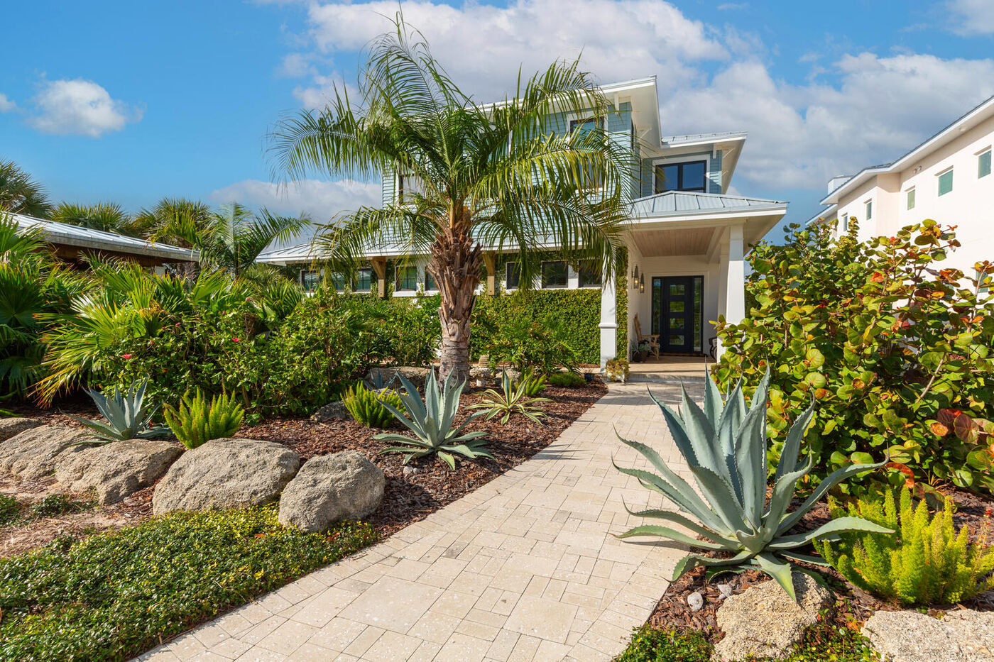 7955 A1A South — the house and the palms