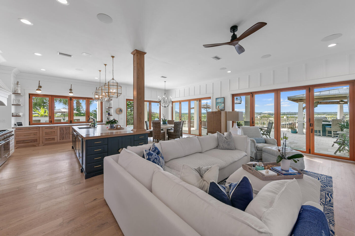 7955 A1A South — the living room, out to the water