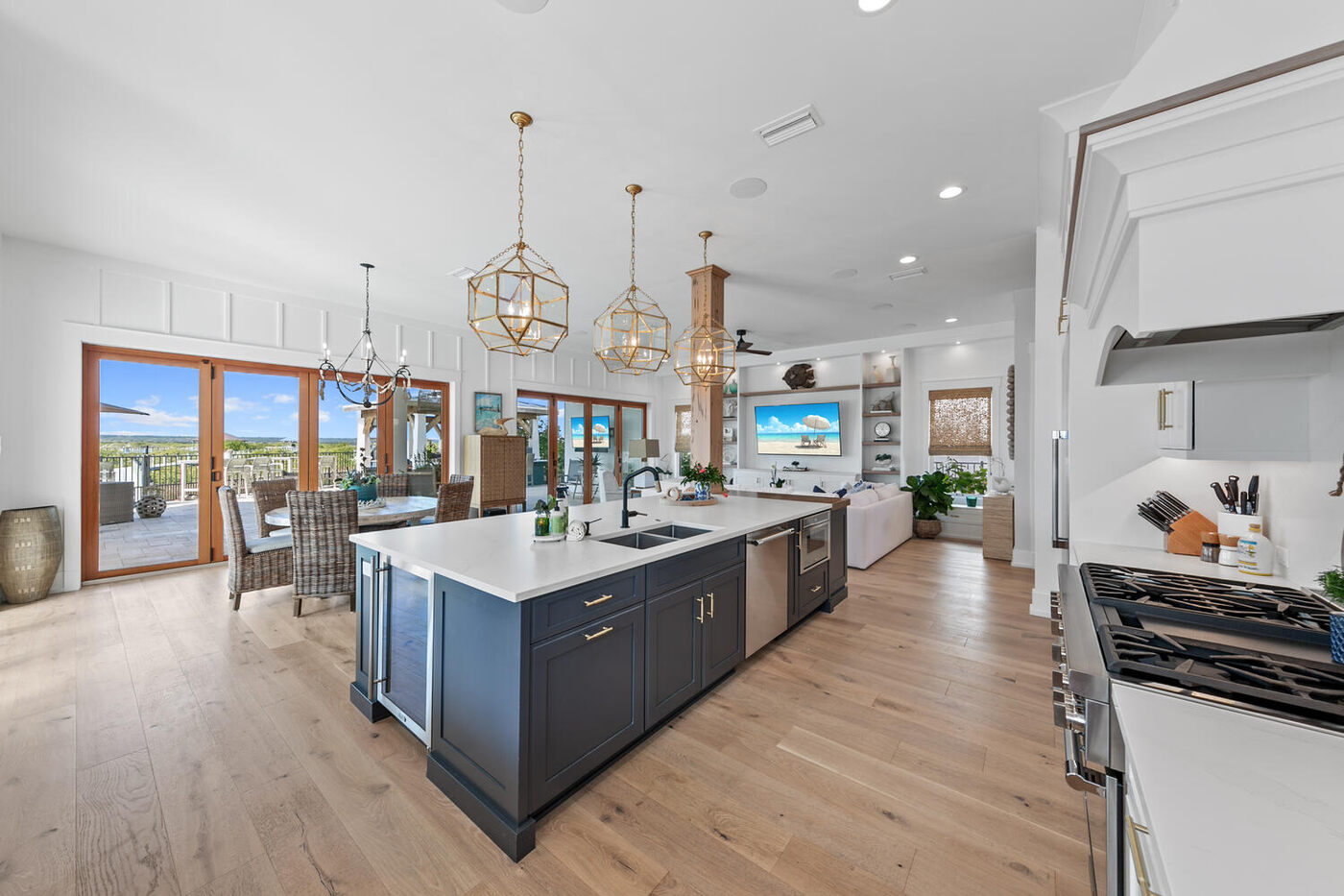 7955 A1A South — the living room and the kitchen