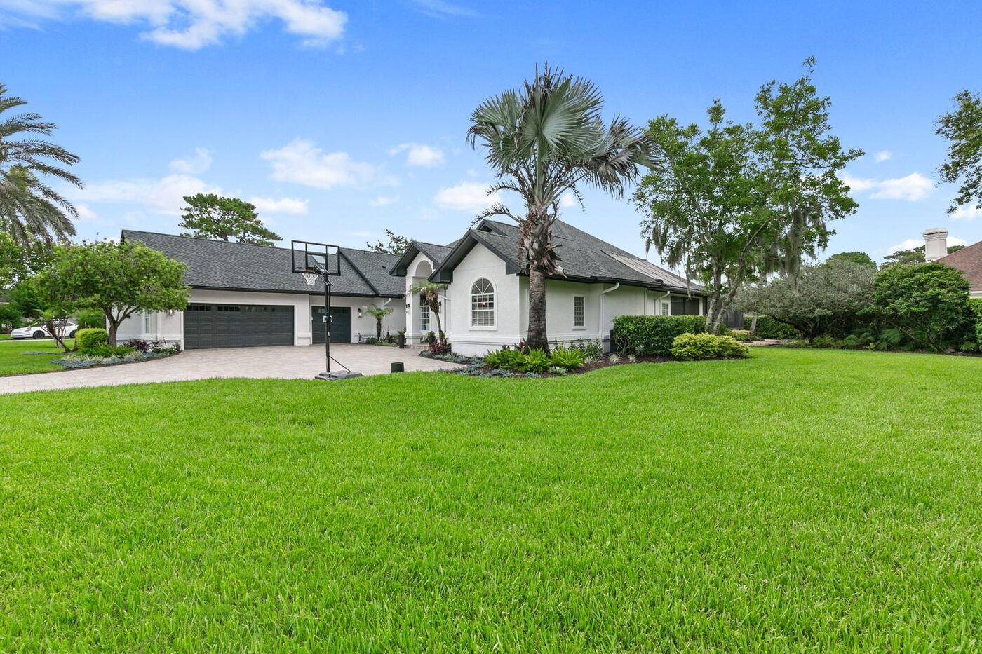 8160 Merganser Drive &mdash; the house from the drive