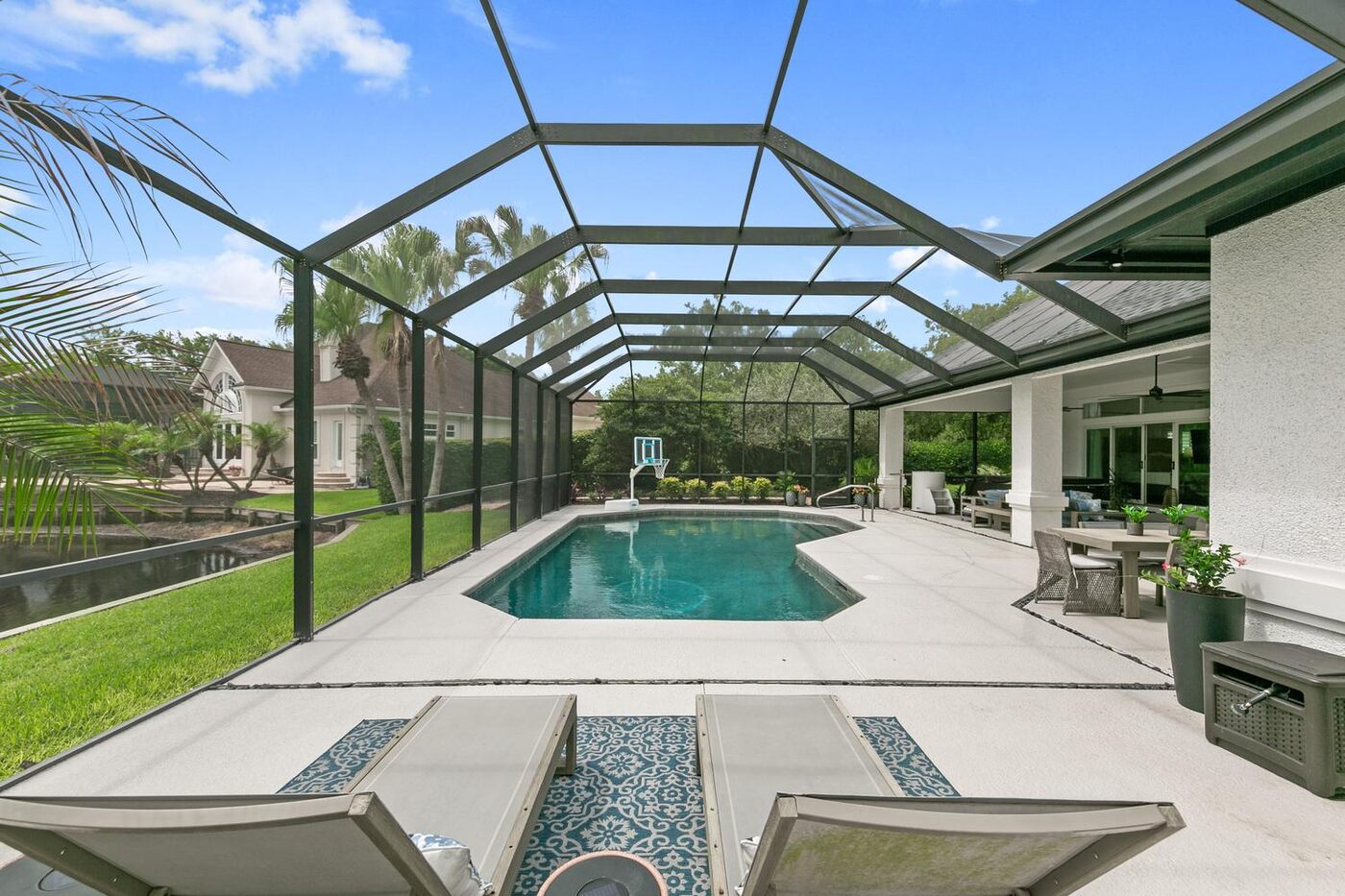 8160 Merganser Drive &mdash; the pool and the lake